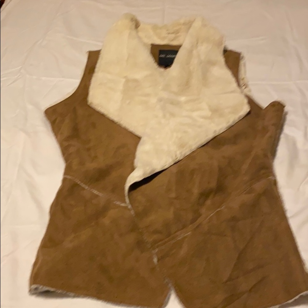Faux fur vest